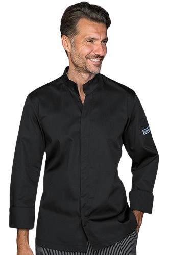 GIACCA CUOCO SINCLER ISACCO: giacca da cuoco slim fit perfetta anche per laboratori di...